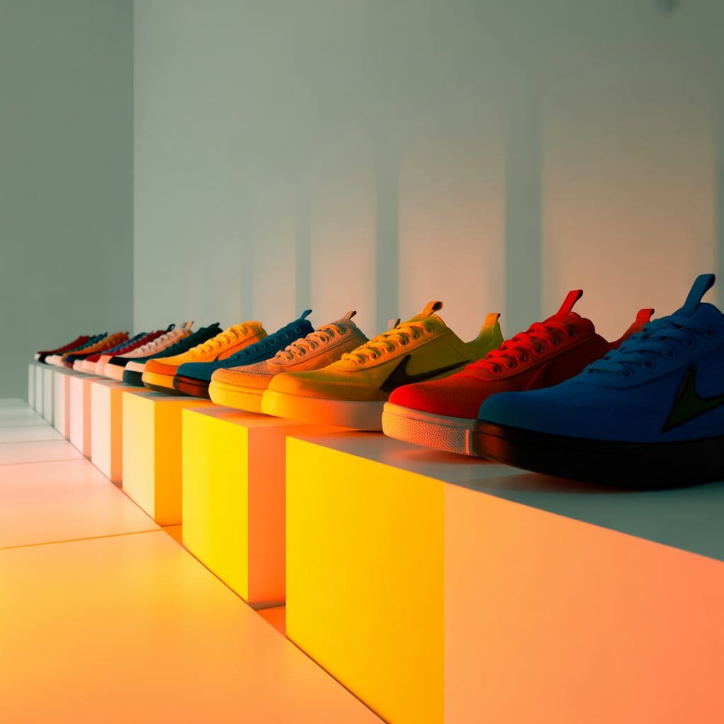 Ein Bild, welches E-Commerce und einen Online-Shop verdeutlicht mit Schuhen