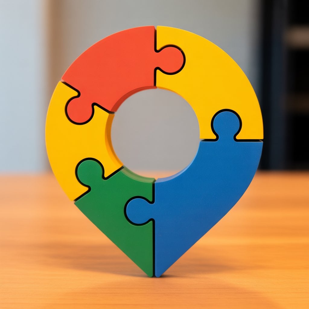 Eine Grafik zeigt Google Unternehmensprofil optimieren