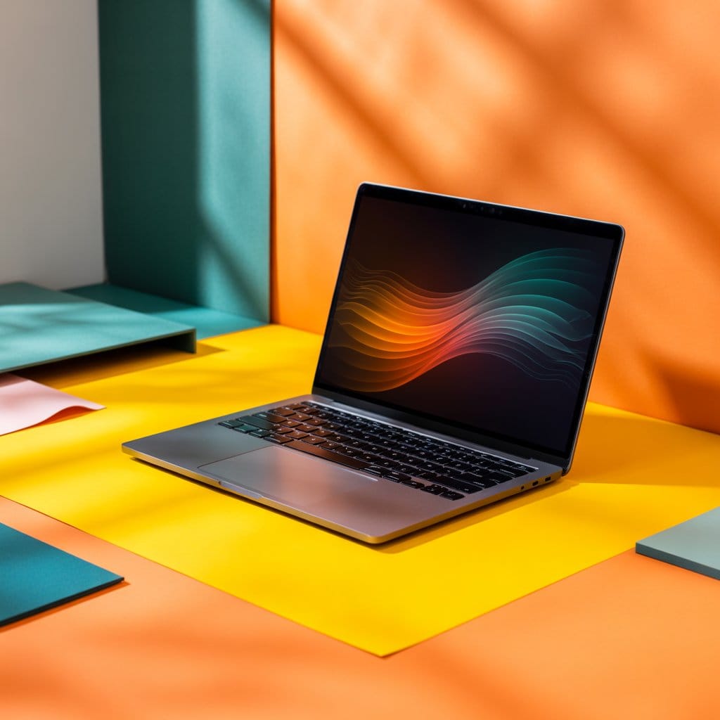 Marketing Umsetzung auf einem Computer